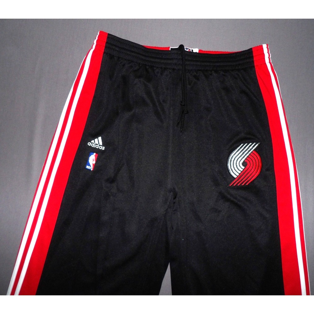 ADIDAS Portland Trail Blazers AUTHENTIC Tear Away Snap Warm Up Pants XXL +4